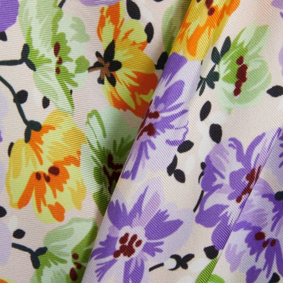 NICHOLAS Floral-print satin-twill mini dress - Picture 4 of 5